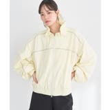 ライトイエロー | パイピングスポーティブルゾン | earth music&ecology