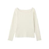 レーストリムリブニットプルオーバー | earth music&ecology | 詳細画像21