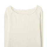 レーストリムリブニットプルオーバー | earth music&ecology | 詳細画像23