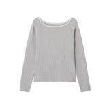 レーストリムリブニットプルオーバー | earth music&ecology | 詳細画像28