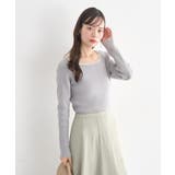 レーストリムリブニットプルオーバー | earth music&ecology | 詳細画像5