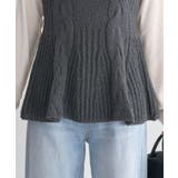 フレアニットベスト | earth music&ecology  | 詳細画像14 