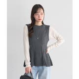 フレアニットベスト | earth music&ecology  | 詳細画像7 