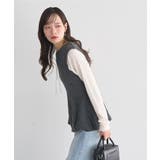 フレアニットベスト | earth music&ecology  | 詳細画像8 