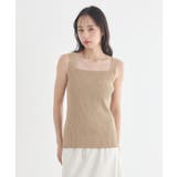 リブニットタンクトップ | earth music&ecology | 詳細画像7