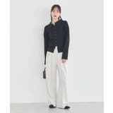 襟付きニットアンサンブル | earth music&ecology  | 詳細画像12 