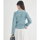 襟付きニットアンサンブル | earth music&ecology  | 詳細画像4 