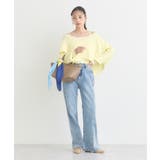 切り替えフレアデニムパンツ | earth music&ecology  | 詳細画像13 