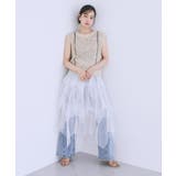 切り替えフレアデニムパンツ | earth music&ecology  | 詳細画像36 