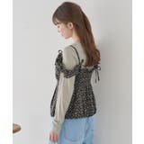 フラワーペプラムビスチェ | earth music&ecology  | 詳細画像14 