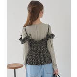 フラワーペプラムビスチェ | earth music&ecology  | 詳細画像15 