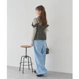 フラワーペプラムビスチェ | earth music&ecology  | 詳細画像18 