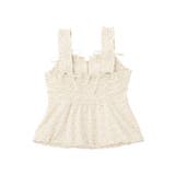 フラワーペプラムビスチェ | earth music&ecology  | 詳細画像24 