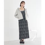 フラワーバッククロスキャミワンピース | earth music&ecology  | 詳細画像2 