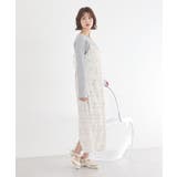 フラワーバッククロスキャミワンピース | earth music&ecology  | 詳細画像11 