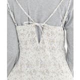 フラワーバッククロスキャミワンピース | earth music&ecology  | 詳細画像14 