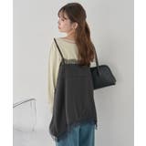 ランジェリーライクレースキャミ | earth music&ecology  | 詳細画像14 