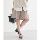 ベージュ | バミューダパンツ | earth music&ecology 