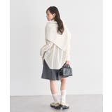 スカーフ付きスキッパーシャツ | earth music&ecology  | 詳細画像7 