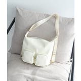 アイボリー | Wポケット３WAYショルダーバッグ | earth music&ecology 