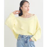 SET2点クロスニット＋キャミソール | earth music&ecology  | 詳細画像10 