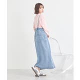 ダブルジップデニムキャミワンピース | earth music&ecology  | 詳細画像4 