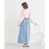 ダブルジップデニムキャミワンピース | earth music&ecology  | 詳細画像5 