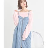 ダブルジップデニムキャミワンピース | earth music&ecology  | 詳細画像6 