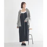 ダブルジップデニムキャミワンピース | earth music&ecology  | 詳細画像7 