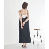 ダブルジップデニムキャミワンピース | earth music&ecology  | 詳細画像14 