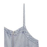 ダブルジップデニムキャミワンピース | earth music&ecology  | 詳細画像22 