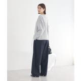 サイドリボンカシュクールニット | earth music&ecology  | 詳細画像14 