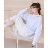 サイドリボンカシュクールニット | earth music&ecology  | 詳細画像2 