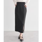 ジップスリットIラインスカート | earth music&ecology  | 詳細画像1 