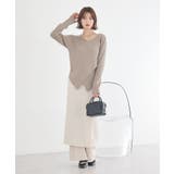 ジップスリットIラインスカート | earth music&ecology  | 詳細画像17 