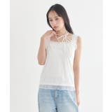 総レースホルターネックキャミソール | earth music&ecology  | 詳細画像9 