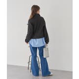 ダブルジップワッフルカーディガン | earth music&ecology  | 詳細画像13 