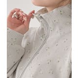 ダブルジップワッフルカーディガン | earth music&ecology  | 詳細画像14 