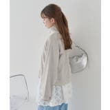 ダブルジップワッフルカーディガン | earth music&ecology  | 詳細画像4 