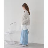 ダブルジップワッフルカーディガン | earth music&ecology  | 詳細画像7 