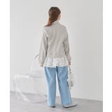 ダブルジップワッフルカーディガン | earth music&ecology  | 詳細画像8 