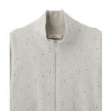 ダブルジップワッフルカーディガン | earth music&ecology  | 詳細画像19 