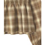 チェックシャーリングブラウス | earth music&ecology  | 詳細画像33 