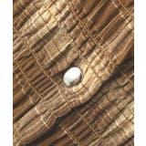 チェックシャーリングブラウス | earth music&ecology  | 詳細画像35 