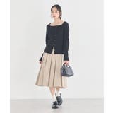 アシメ釦ツイストテレコカットソー | earth music&ecology | 詳細画像10