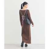 【2点SET】レイヤードバイカラーカットワンピース | earth music&ecology  | 詳細画像12 