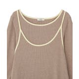 【2点SET】レイヤードバイカラーカットワンピース | earth music&ecology  | 詳細画像23 