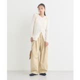 透かし編みニットキャミビスチェ | earth music&ecology | 詳細画像10