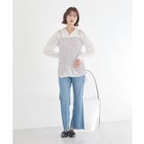 透かし編みニットキャミビスチェ | earth music&ecology | 詳細画像13