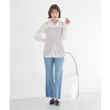 透かし編みニットキャミビスチェ | earth music&ecology | 詳細画像14